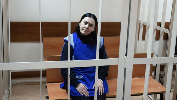 Няня, обвиняемая в убийстве 4-летней девочки, в зале Пресненского суда Москвы - اسپوتنیک ایران  