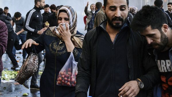 مردم ترکیه بعد از انفجار - اسپوتنیک ایران  