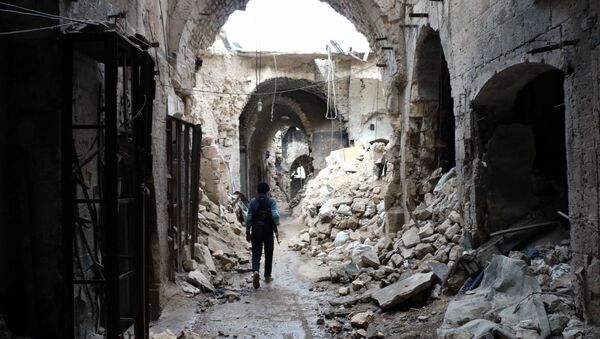 Руины старого рынка в Алеппо - اسپوتنیک ایران  