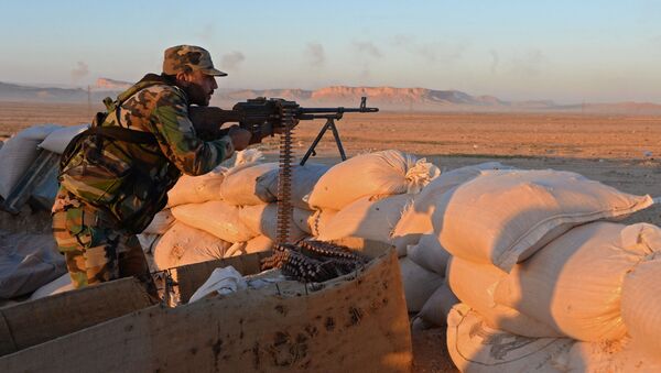 Боевые действия сирийской армии в окрестностях Пальмиры - اسپوتنیک ایران  