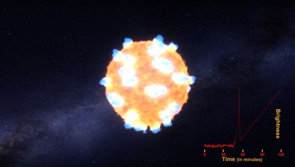 Caught for the First Time: The Early Flash of an Exploding Star - اسپوتنیک ایران  