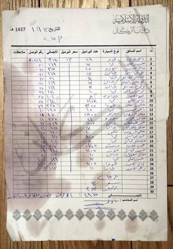 فهرست رانندگان و کامیون های حمل کننده نفت  از اراضی تحت کنترل داعش - اسپوتنیک ایران  