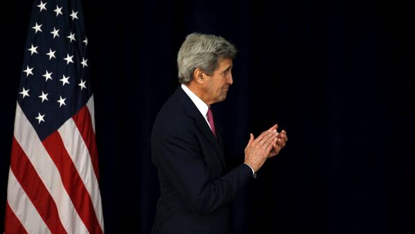 Госсекретарь США Джон Керри в Вашингтоне - اسپوتنیک ایران  