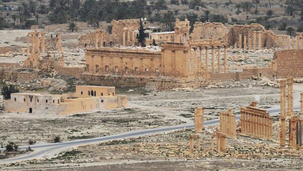 آزادسازی مناطق باستانی شهر پالمیرا از شبه نظامیان تکفیری - اسپوتنیک ایران  