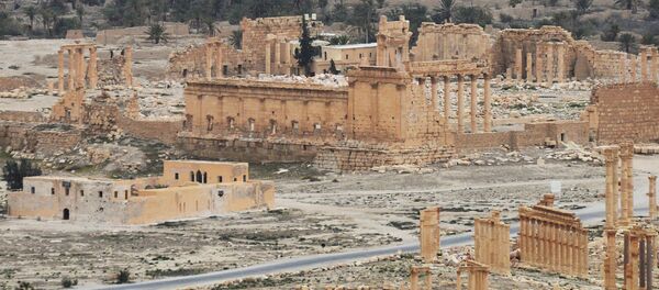آزادسازی مناطق باستانی شهر پالمیرا از شبه نظامیان تکفیری - اسپوتنیک ایران  