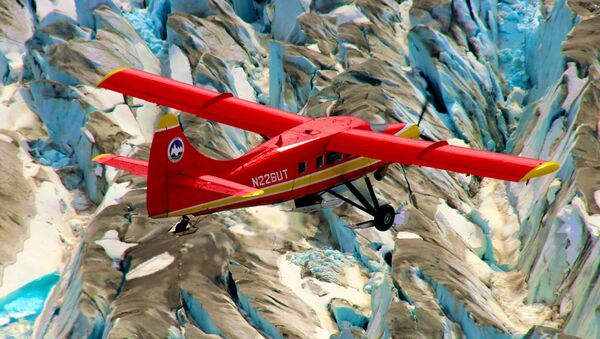 Самолет на фоне ледников Аляски - اسپوتنیک ایران  