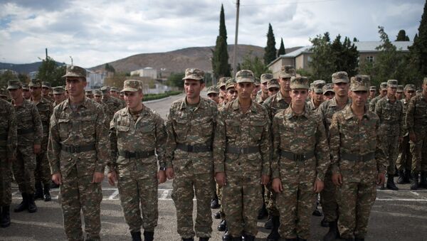 Soldiers of the army of self-proclaimed Nagorno-Karabakh Republic - اسپوتنیک ایران  