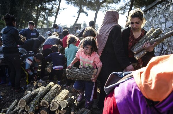 پناهجویان در « ایدومنی» یونان - اسپوتنیک ایران  