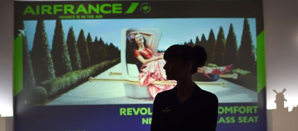 مهماندار ایر فرانس - اسپوتنیک ایران  