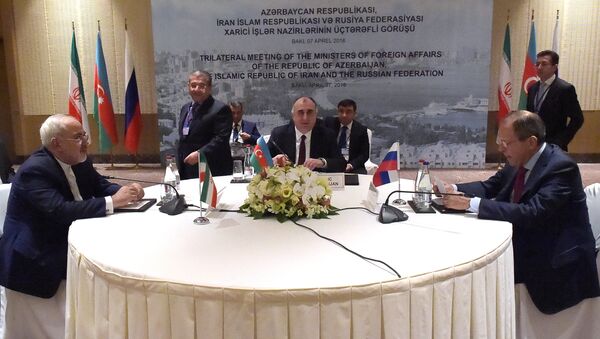 Трехсторонняя встреча министров иностранных дел России, Азербайджана и Ирана - اسپوتنیک ایران  
