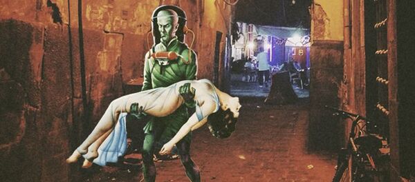 کالاژ عکاس سوری « دمشق در تصرف فضائیان» - اسپوتنیک ایران  