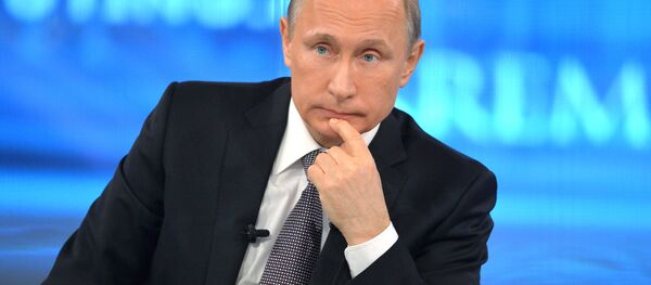 Прямая линия с президентом России Владимиром Путиным - اسپوتنیک ایران  