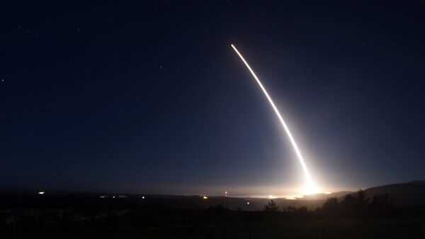 Тестовый запуск межконтинентальной баллистической ракеты Minuteman III в США - اسپوتنیک ایران  