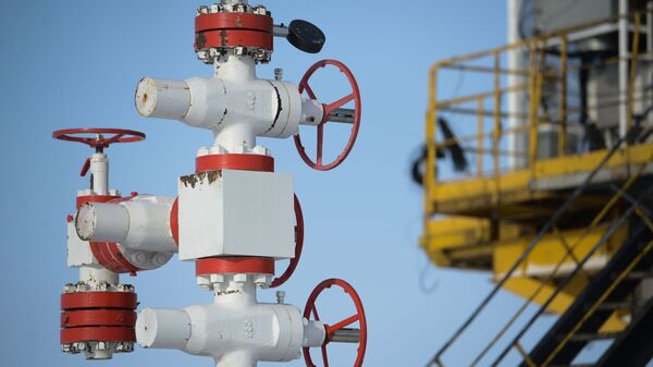 Буровая установка на нефтяном месторождении в Красноярском крае - اسپوتنیک ایران  