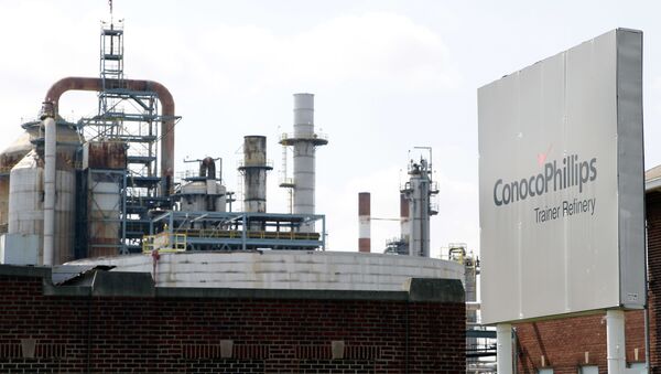 Нефтеперегонный завод американской компании ConocoPhillips - اسپوتنیک ایران  