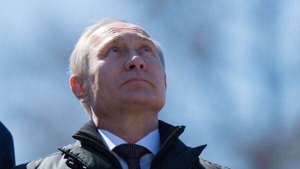 Президент РФ Владимир Путин на космодроме Восточный - اسپوتنیک ایران  