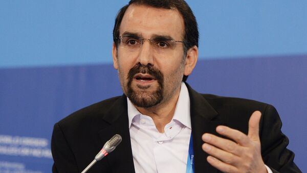 Iran's Ambassador to Russia Mehdi Sanaei at the 11th Meeting of Valdai Discussion Club in Sochi - اسپوتنیک ایران  