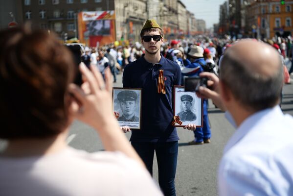 راهپیمایی هنگ جاودان در مسکو - اسپوتنیک ایران  