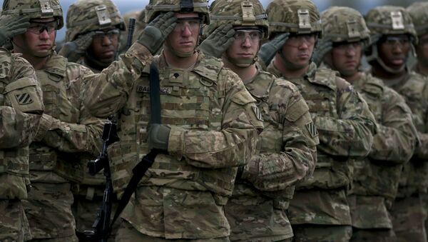 Американские солдаты во время военных учений в Болгарии - اسپوتنیک ایران  
