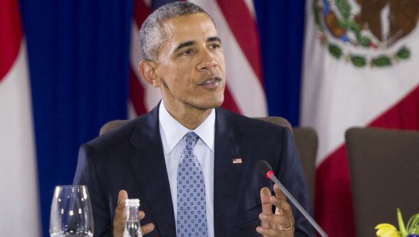 Президент США Барак Обама на встрече глав TPP - اسپوتنیک ایران  
