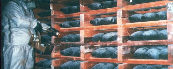 کشف سلاح های ساخت ناتو در انبار تروریست ها در سوریه - اسپوتنیک ایران  