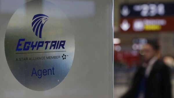 Вывеска авиакомпании Egyptair в аэропорту Парижа - اسپوتنیک ایران  
