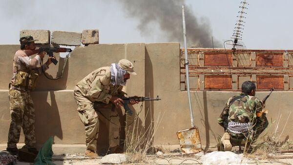 Бои с формированиями ДАИШ в районе Эль-Фаллуджи, Ирак - اسپوتنیک ایران  