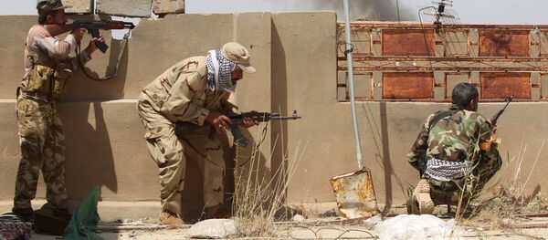 Бои с формированиями ДАИШ в районе Эль-Фаллуджи, Ирак Бои с формированиями ДАИШ в районе Эль-Фаллуджи, Ирак - اسپوتنیک ایران