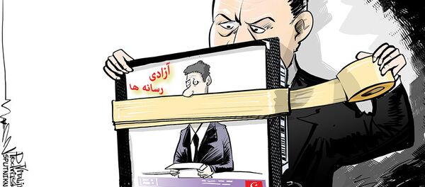 اردوغان هرچه بیشتر دهن رسانه ها را می بندد - اسپوتنیک ایران  