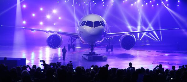 Выкатка нового пассажирского самолета МС-21 в Иркутске - اسپوتنیک ایران  