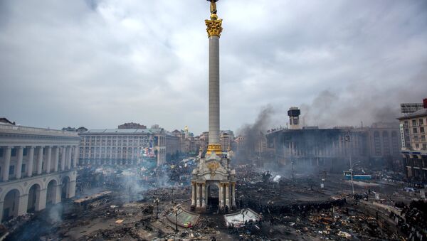 Maidan Square in Kiev, Ukraine - اسپوتنیک ایران  
