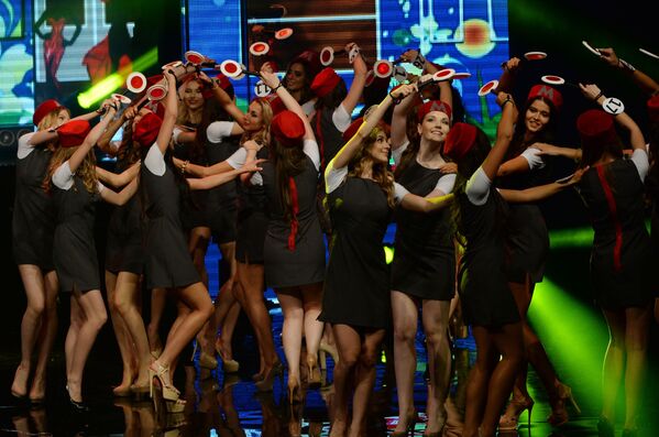 شرکت کنندگان فینال 21-مین کنکور « ملکه زیبایی مسکو» در  روسیه - اسپوتنیک ایران  