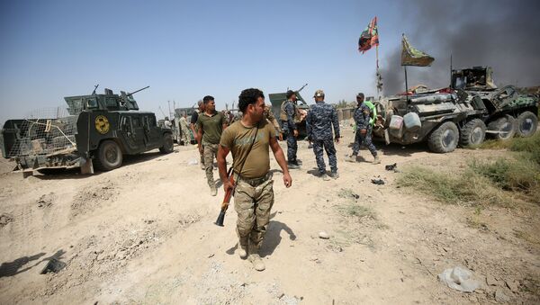 Иракские вооруженные силы в районе боев за Эль-Фаллуджу - اسپوتنیک ایران  