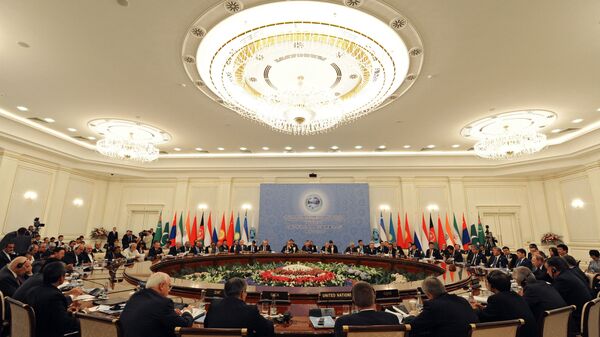 Заседание Совета глав государств-членов Шанхайской организации сотрудничества в расширенном составе в Ташкенте  - اسپوتنیک ایران  