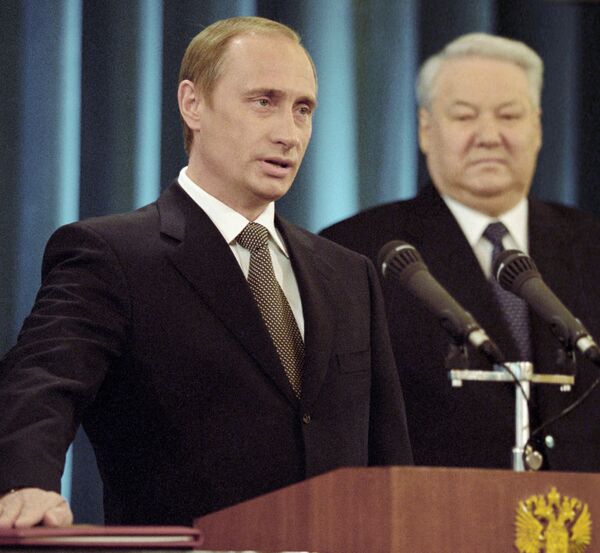 ولادیمیر پوتین در مراسم تحلیف ریاست جمهوری فدراسیون روسیه - اسپوتنیک ایران  