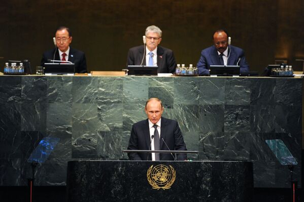 سخنرانی ولادیمیر پوتین در مجمع عمومی سازمان ملل متحد - اسپوتنیک ایران  