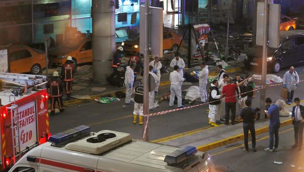 Ситуация на месте взрыва в аэропорту Стамбула - اسپوتنیک ایران  