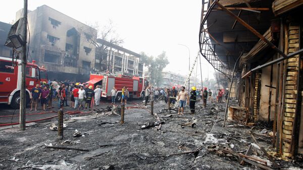 23 کشته و ده ها زخمی در انفجار خودروی بمب گذاری شده در بغداد - اسپوتنیک ایران  