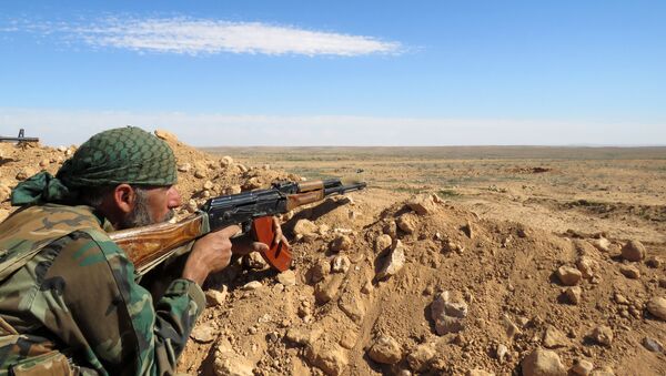 Боец Сирийской армии в провинции Ракка - اسپوتنیک ایران  
