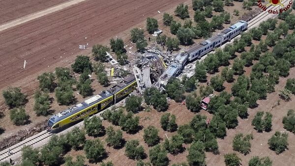 برخورد دو قطار در آپولیای ایتالیا - اسپوتنیک ایران  