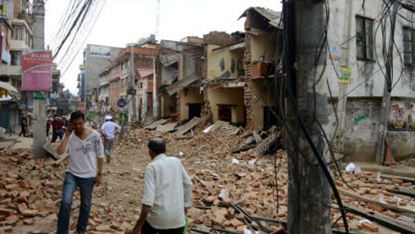 ویرانی های زلزله نپال - اسپوتنیک ایران  