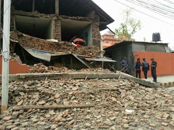 ویرانی های زلزله نپال - اسپوتنیک ایران  