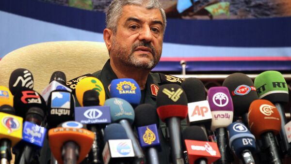Iranian Revolutionary Guards commander Brigadier General Mohammad Ali Jafari - اسپوتنیک ایران  