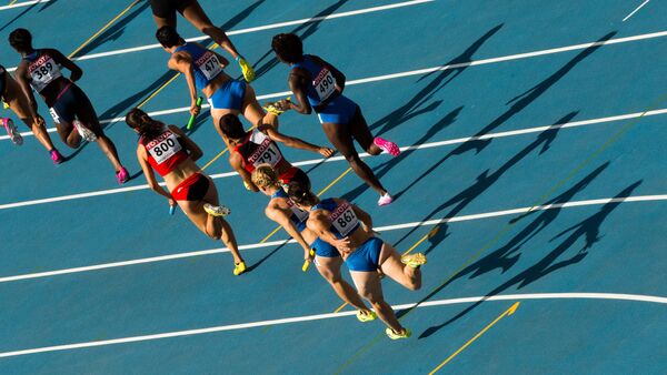 Athletes in the women's relay race at the World Championships in Athletics. (File) - اسپوتنیک ایران  