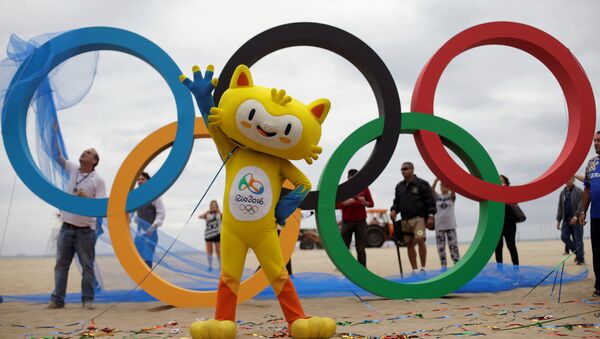 Талисман Олимпиады-2016 Винисиус в Рио-де-Жанейро - اسپوتنیک ایران  
