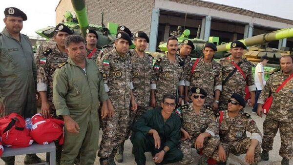 Иранская сборная перед началом Международных армейских игр-2016 - اسپوتنیک ایران  