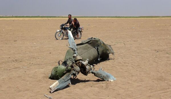 محل سقوط  بالگرد « می -8»  روسیه در  ادلب سوریه - اسپوتنیک ایران  