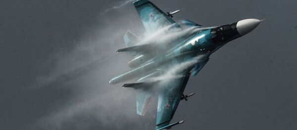 هواپیمای سو-34 در نمایشگاه هوا- فضای «ماکس -2015» ژوکوفسکی هواپیمای سو-34 در نمایشگاه هوا- فضای «ماکس -2015» ژوکوفسکی - اسپوتنیک ایران