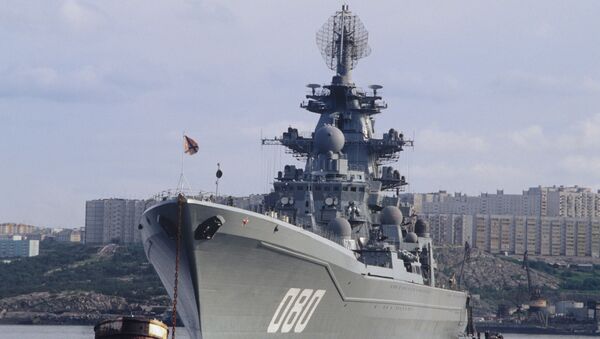 کشتی اتمی موشک انداز « دریاسالار ناخیموف»  ناوگان شمال روسیه - اسپوتنیک ایران  