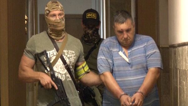 Задержанный сотрудниками ФСБ России в Крыму украинский диверсант - اسپوتنیک ایران  